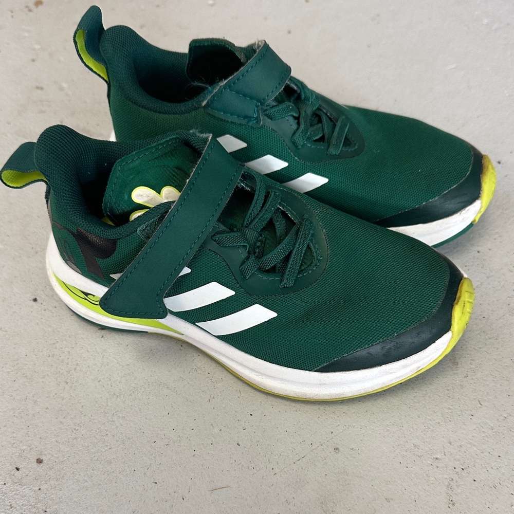 Adidas Kids Sneakers in Green and White